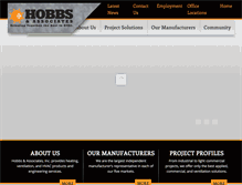 Tablet Screenshot of hobbsassociates.com